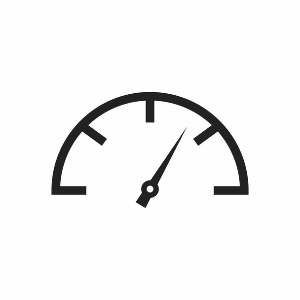 speedometer icon. vector illustration - ベクター画像