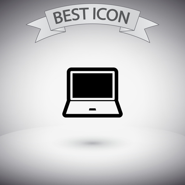 Laptop icon design - Вектор, зображення