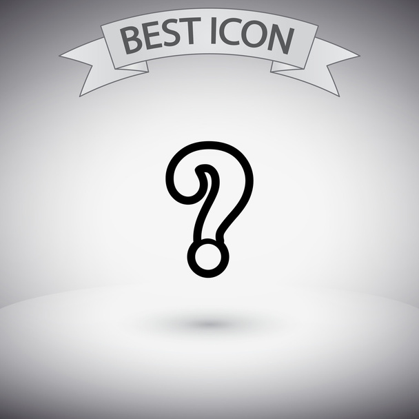 Question mark sign icon - Vector, Image