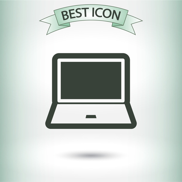 Laptop icon - Διάνυσμα, εικόνα