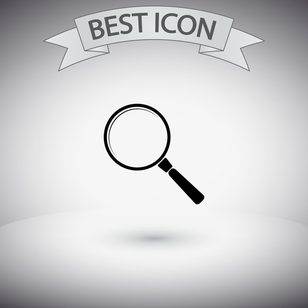 Search icon. Flat desig - Vector, imagen