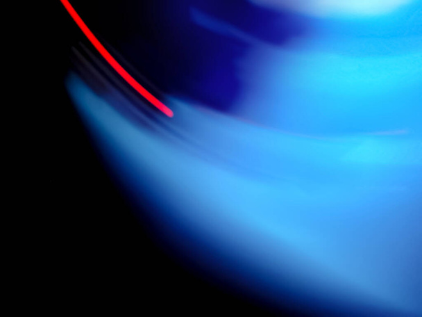 Digital  communication blurry  background. Abstract particles blur defocus image - Foto, Imagem