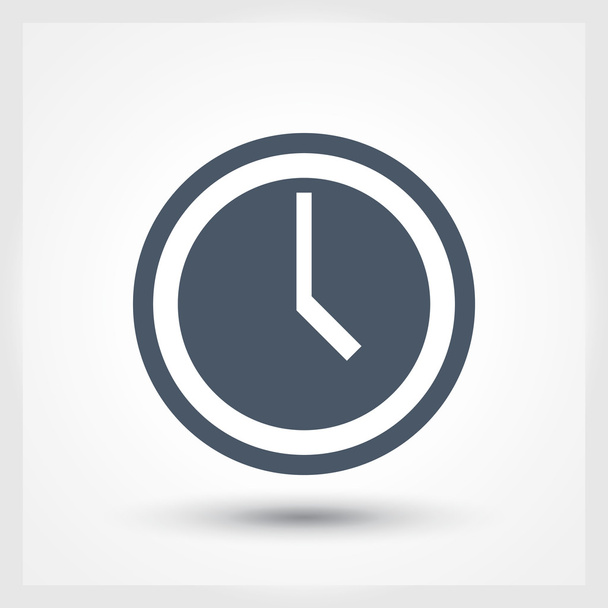 Clock icon design - ベクター画像