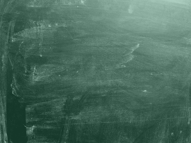 Green Blackboard Chalkboard texture.Empty blank black dirty school board wall banner background backdrop with traces of chalk for text.School,Cafe,bakery,restaurant menu template wallpaper.Lettering - Foto, Imagem