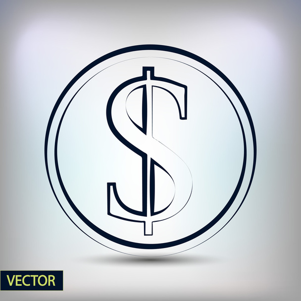 Money icon design - Vector, afbeelding