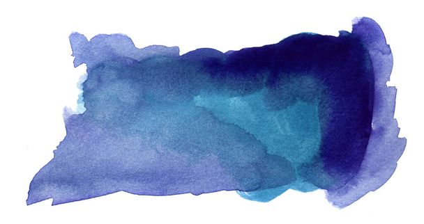 Ілюстрація синього акварелі ручної роботи
 - Фото, зображення