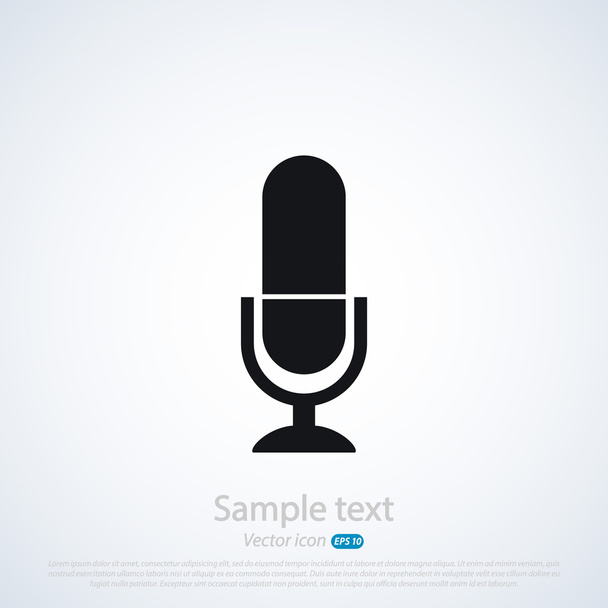 Microphone icon - ベクター画像