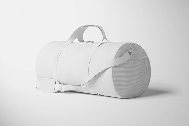 duffel bag isolated mockup on white background - Valokuva, kuva