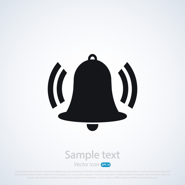 Bell icon - Vector, afbeelding