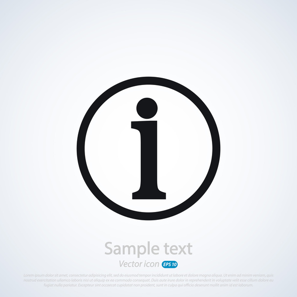 Information sign icon - Vector, Image