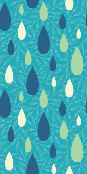 Vector multi drops on nature texture creative seamless pattern background. Great for fabric, textile, walls, covers, packaging and more - Vektor, obrázek