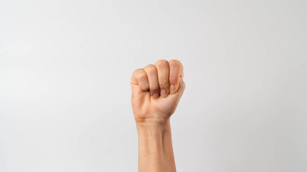 code sign for victims of domestic violence, hand sign part 2. High quality photo - Fotografie, Obrázek