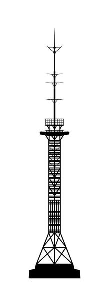 Telecommunications tower. - Vector, Image