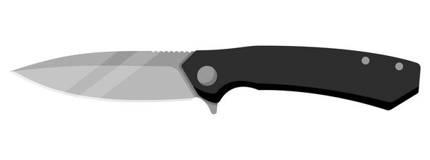 Нож. Симпатичный ножик на белом фоне. Векторная иллюстрация - Вектор,изображение