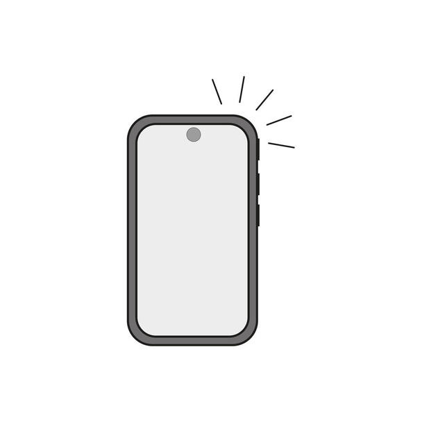 smartphone call icon. Call symbol. Vector illustration. stock image. EPS 10. - Wektor, obraz
