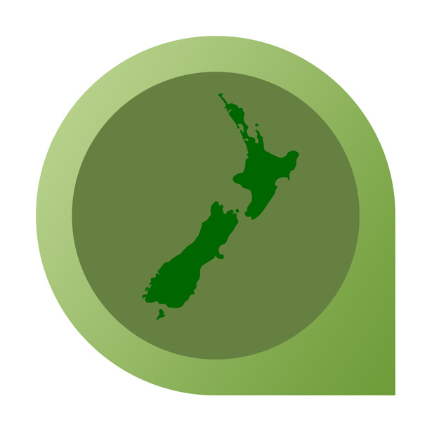 Eristetty Uuden-Seelannin karttamerkki
 - Valokuva, kuva
