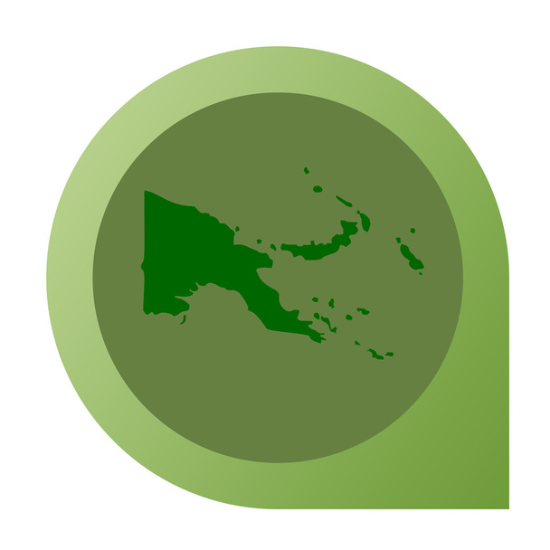 Eristetty Papa New Guinea kartta merkki pin
 - Valokuva, kuva