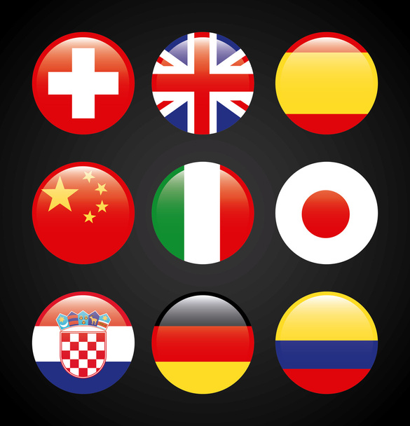 flags set - Vector, Image