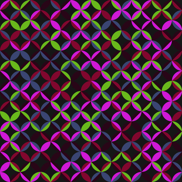 Color Rhombus tile tessellation pattern illustration - Vector, afbeelding