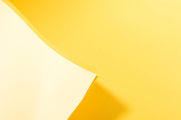 yellow color paper background - Foto, Bild