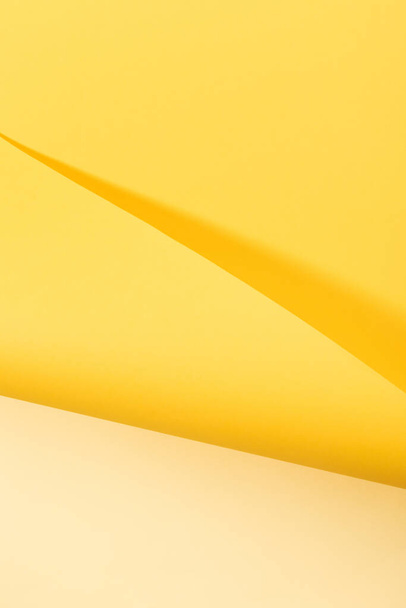 yellow color paper background - Photo, image