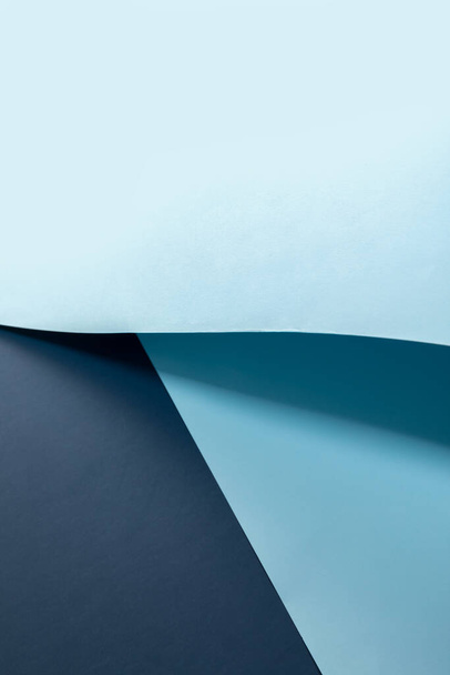 blue navy color paper background - Foto, imagen