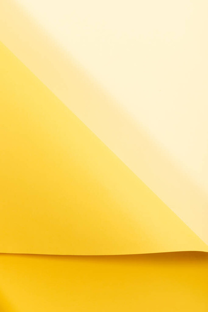 yellow color paper background - Foto, Bild