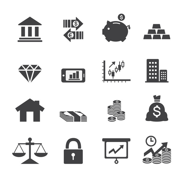 finance icon - Διάνυσμα, εικόνα