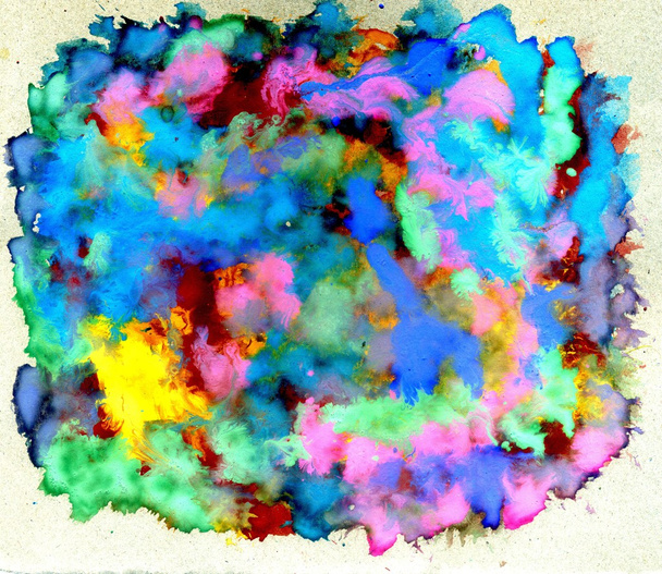 varicolored gouache verf - Foto, afbeelding