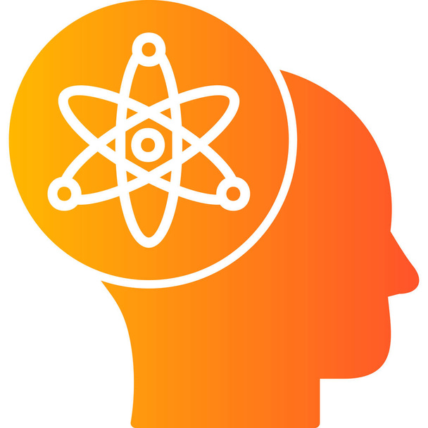 Atom icon modern vector illustration - ベクター画像