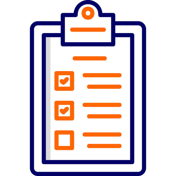checklist. web icon simple illustration - Вектор, зображення