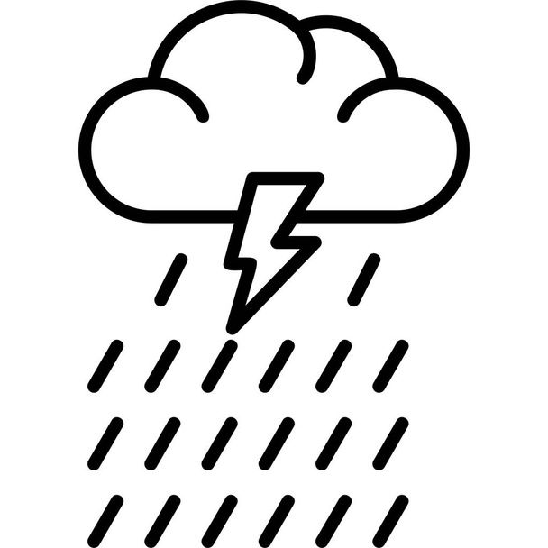 Rain modern vector icon illustration - Wektor, obraz