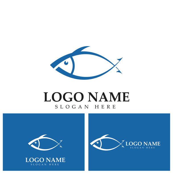 crochet de pêche logo icône vectoriel modèle illustration - Vecteur, image