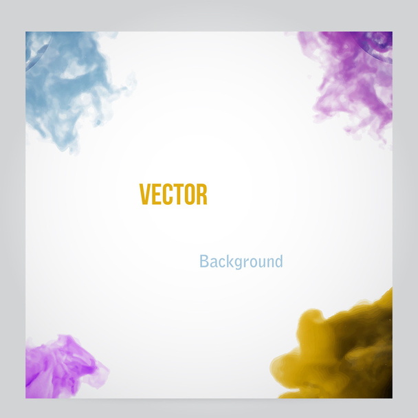 Vector roze wolk. Floral achtergrond rook - Vector, afbeelding