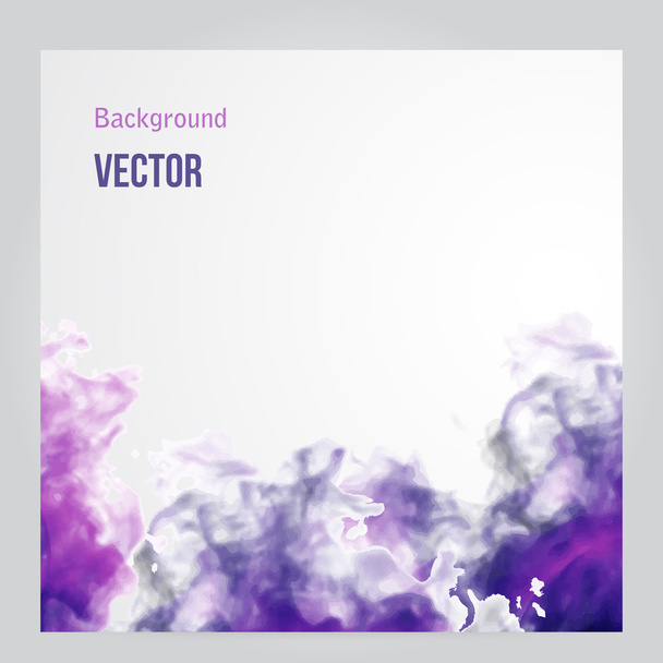 Vector pink cloud. Floral Background Smoke - Vetor, Imagem