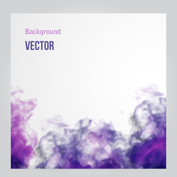 Vector pink cloud. Floral Background Smoke - Vetor, Imagem