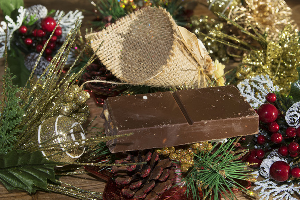 Décorations et desserts de Noël
 - Photo, image