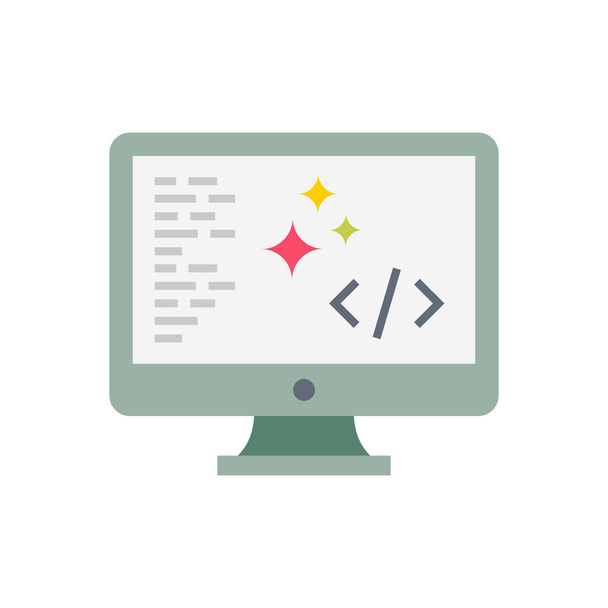 Clean Coding icon in vector. Logotype - Vektor, Bild