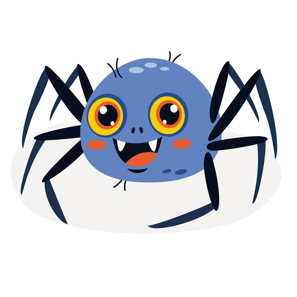 Γελοιογραφία μιας αράχνης - Διάνυσμα, εικόνα