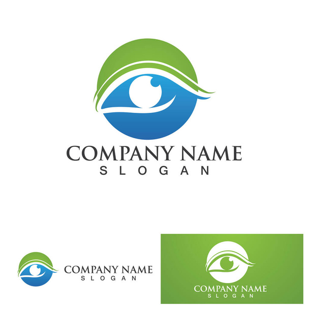 Branding Identity Corporate Eye Care vector logo design - Vector, Image