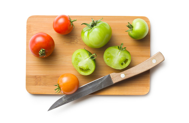 tomatoes on cutting board - Fotó, kép
