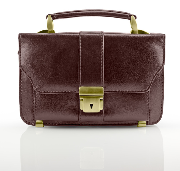 Brown business briefcase - Photo, Image