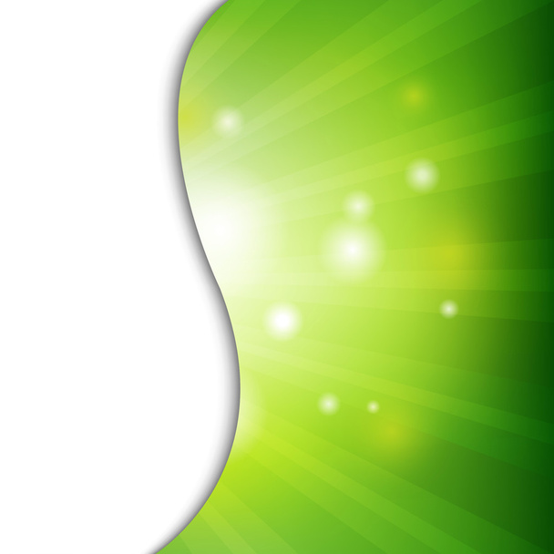 Великий зелений Мур з Боке - Вектор, зображення
