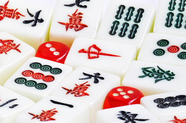 čínský mahjong - Fotografie, Obrázek