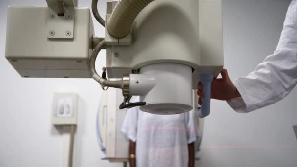 A young female patient undergoing a radiology session - Footage, Video