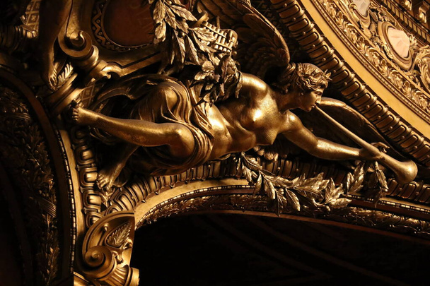 Detail of the Palais Garnier, the National Opera of Paris - Фото, зображення