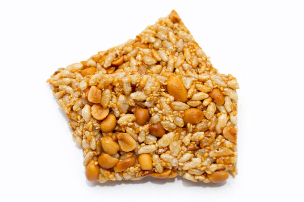Krayasart, Thai crispy rice, peanut and sesame cereal bar - 写真・画像