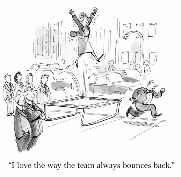 Team can bounce back - Vector, Image