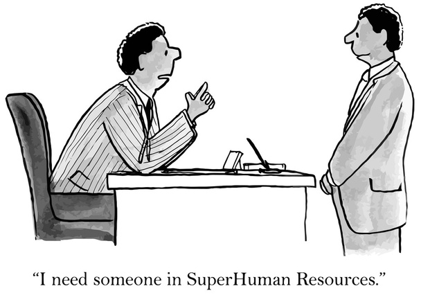 Superhuman resources - Vector, Image