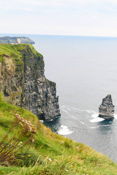 Republic of Ireland, Cliffs of Moher. popular tourist route - Photo, Image